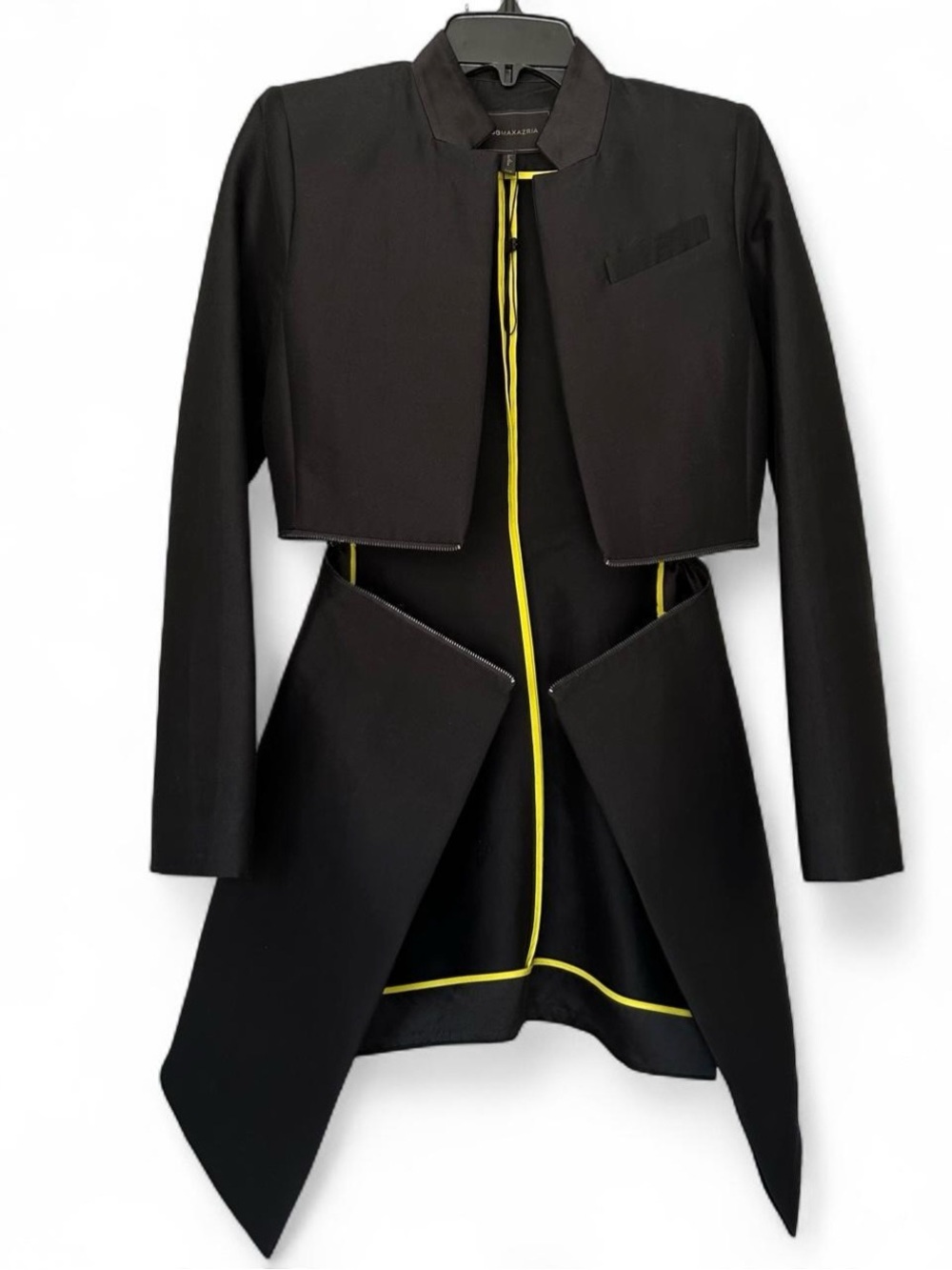 BCBGMAXAZARIA XXS Silk Cotton Blazer Jacket Tailored Fit Discontinued Y2K - Picture 6 of 13